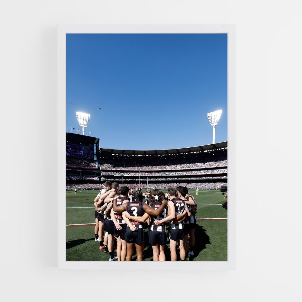 Poster Blackhawks Before the Game – affiche Football australien (vue 3)
